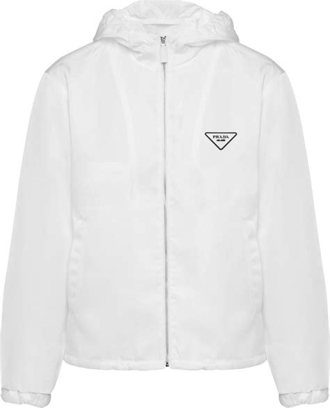 white prada windbreaker jacket|prada windbreakers for men.